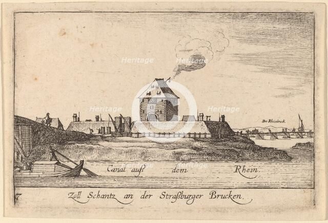 Strasbourg: The Toll House, 1635. Creator: Wenceslaus Hollar.
