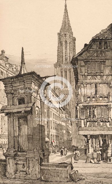 'Strasbourg', c1820 (1915). Artist: Samuel Prout.