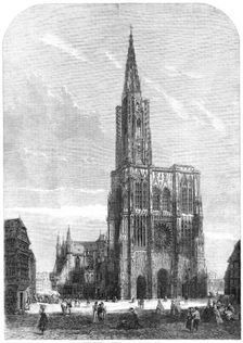 Strasbourg Cathedral, 1861. Creator: George L Butlin