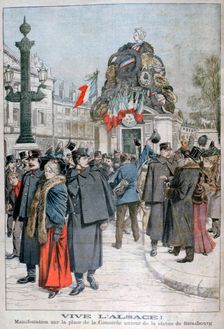 Strasbourg statue, Place de la Concorde, Paris, 1904