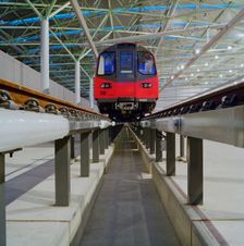Stratford Market Depot, Stratford, Newham, London, 11/12/1996. Creator: John Laing plc
