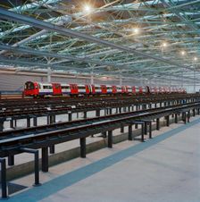 Stratford Market Depot, Stratford, Newham, London, 11/12/1996. Creator: John Laing plc