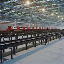 Stratford Market Depot, Stratford, Newham, London, 11/12/1996. Creator: John Laing plc