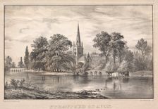 Stratford on Avon. Creator: James Merritt Ives (American, 1824-1895), and ; Nathaniel Currier (American, 1813-1888)