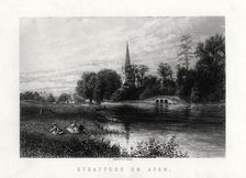 Stratford on Avon England, 1883. Artist: J Godfrey