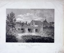 Stratford Bridge, Newham, London, 1804. Artist: James Sargant Storer