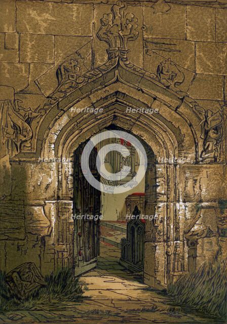 Stratford Church, Warwickshire, England, 1845. Artist: Unknown