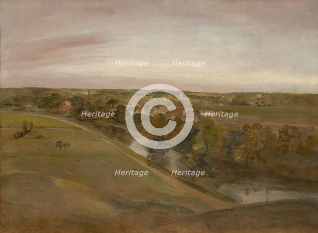 Stratford Saint Mary From The Coombs, c1800. Creator: John Constable.