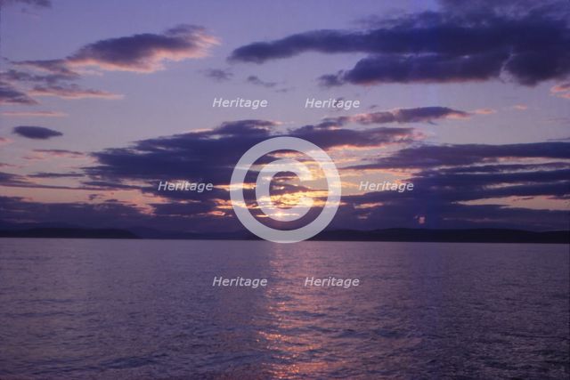 Stratocumulus Cloud, Moray Firth, Scotland, 20th century. Artist: CM Dixon.