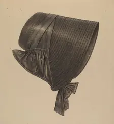 Straw Bonnet, c. 1938. Creator: Francis Law Durand