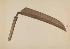 Straw Knife, 1939. Creator: Alexander Anderson