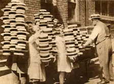 Straw hats return to favour 1930, (1933). Creator: Unknown