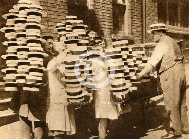 'Straw hats return to favour', 1930, (1933).  Creator: Unknown.