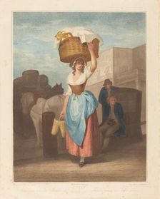 Strawberries, Scarlet Strawberries, published 1795. Creator: Giovanni Vendramini