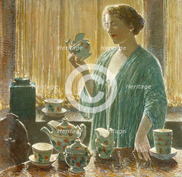 Strawberry Tea Set, 1912. Creator: Frederick Childe Hassam.