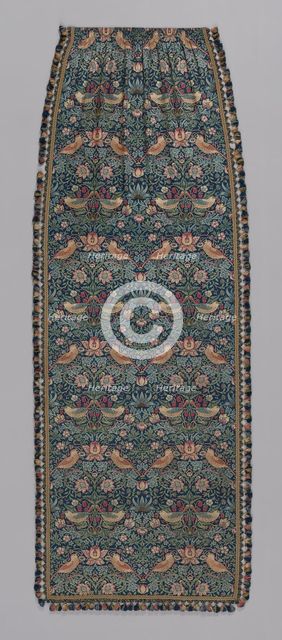 Strawberry Thief (Furnishing Fabric), England, 1883 (produced 1890s). Creator: William Morris.