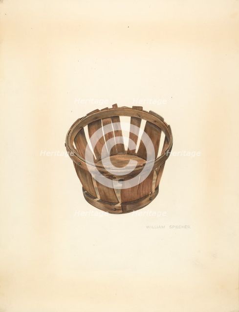 Strawberry Basket, c. 1937. Creator: William Spiecker.