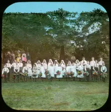 Strawberry Fair, Iffley, Oxford, Oxfordshire, 1908. Artist: Henry Taunt