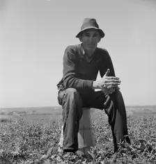 Strawberry grower from Oklahoma near Judsonia, 1937. Creator: Dorothea Lange