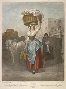 Strawberrys, Scarlet Strawberrys Cries of London, c1870. Artist: Anon