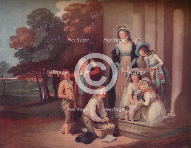 'Stray'd Favorite Restored: Le Favori Recouvre', 1798. Artist: Thomas Hellyer.