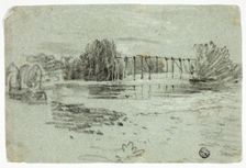 Stream and Trestle Bridge, n.d. Creator: William Turner