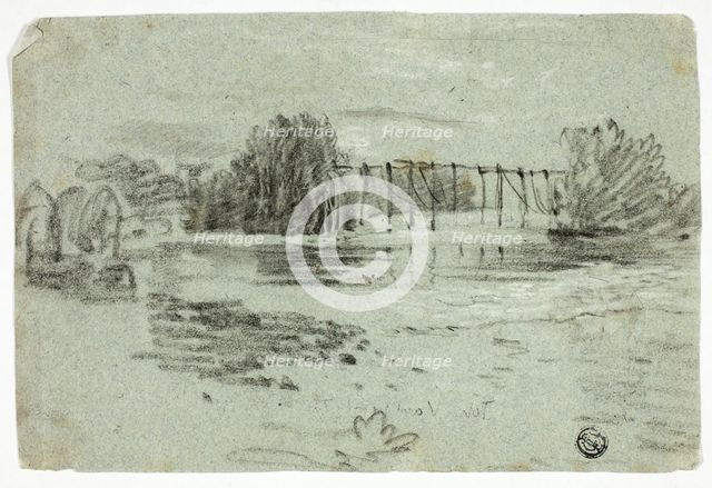 Stream and Trestle Bridge, n.d. Creator: William Turner.