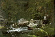 Stream in the Liebethaler Grund, 1823. Creator: Johan Christian Dahl