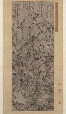 Streams and Mountains, 1372. Creator: Xu Ben (Chinese, 1335-1380)