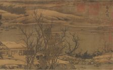 Streams and Mountains Under Fresh Snow, ca. late 12th century. Creators: Liu Songnian, Gao Keming