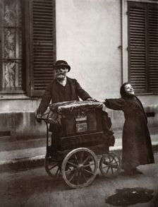 Street Musicians, 1898-1899, (1956). Creator: Eugene Atget
