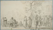 Street market. Creator: Francois Knibbergen