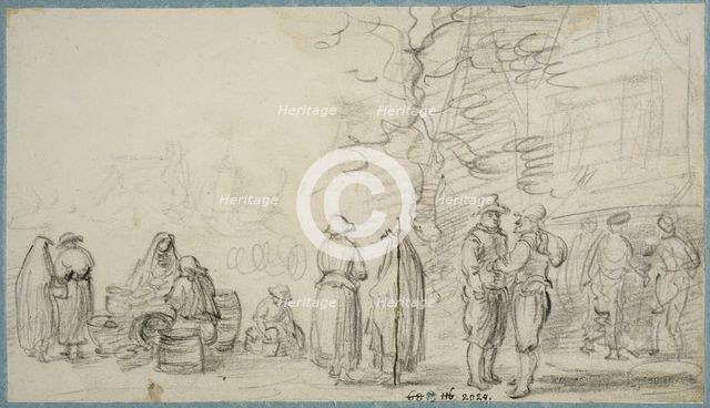Street market. Creator: Francois Knibbergen.