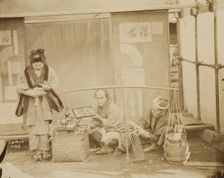 Street Merchants, 1884. Creator: Unknown