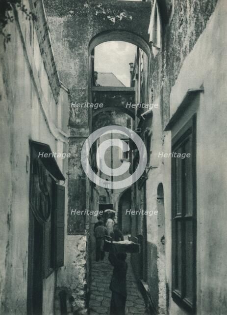 Street of Capri, Italy, 1927. Artist: Eugen Poppel.