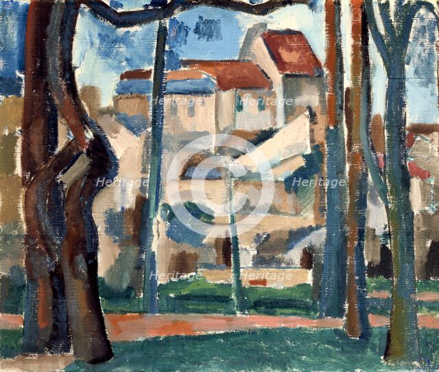 'Street of St Denis, Grenoble', 20th Century. Creator: Andre Derain.
