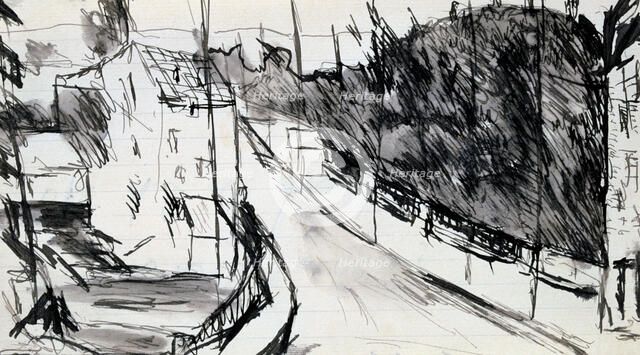 'Street of Suburbs', c1900-1944. Artist: Max Jacob