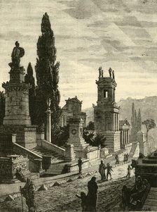 Street of the Tombs at Athens, Restored 1890. Creator: Unknown