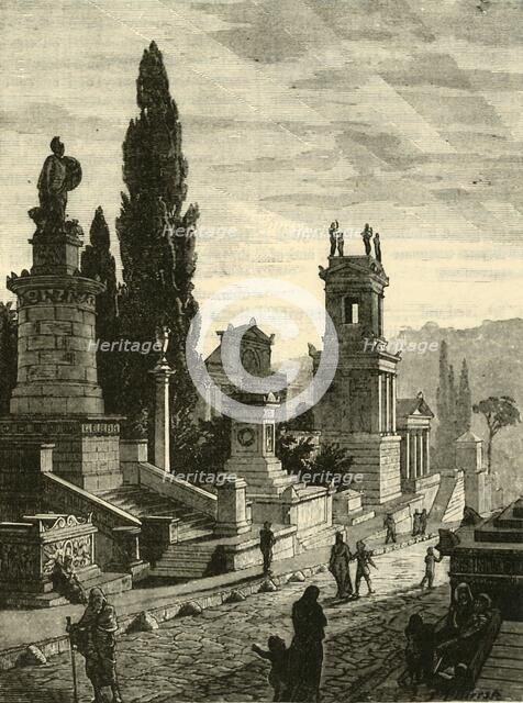 'Street of the Tombs at Athens, Restored', 1890.   Creator: Unknown.