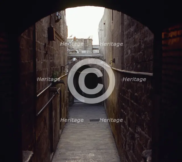 Street of the old city, Aleppo, Syria, 2001. Creator: LTL.