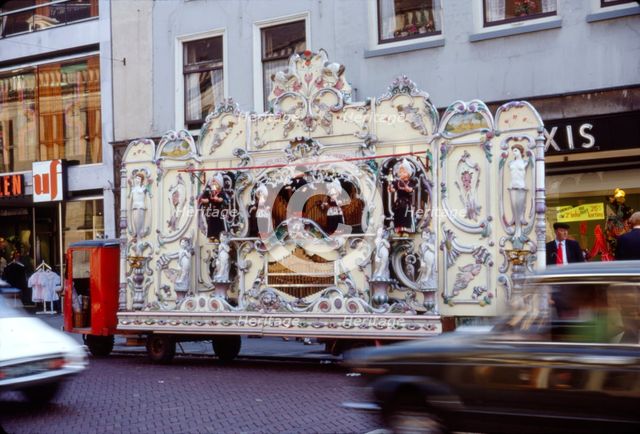 Street Organ in Dutch Town, Holland, 20th century. Artist: Unknown.