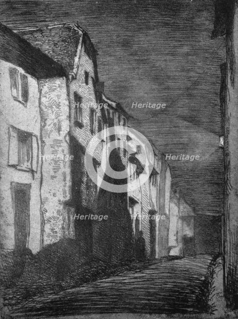 'Street at Saverne', 1858, (1903). Artist: James Abbott McNeill Whistler.