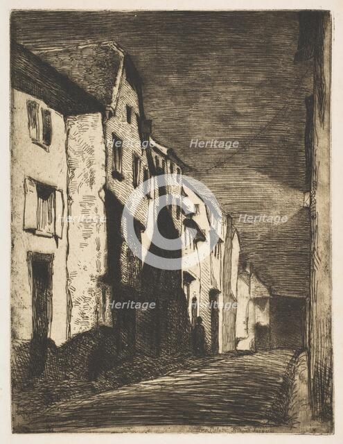 Street at Saverne, 1858. Creator: James Abbott McNeill Whistler.