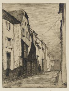 Street at Saverne, 1858. Creator: James Abbott McNeill Whistler