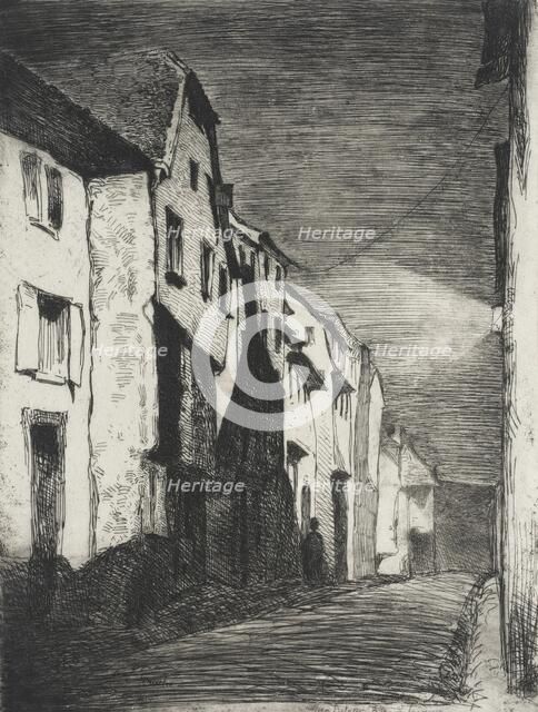 Street at Saverne, 1858. Creator: James Abbott McNeill Whistler.