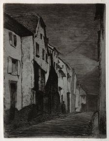 Street at Saverne. Creator: James McNeill Whistler (American, 1834-1903)