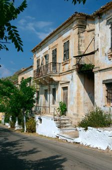 Street, Assos, Kefalonia, Greece. Creator: Peter Thompson