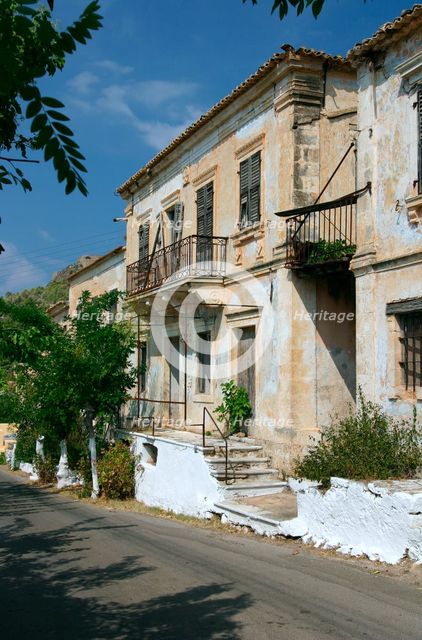 Street, Assos, Kefalonia, Greece. Creator: Peter Thompson.