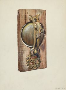 Street Car Bell, 1935/1942. Creator: L. B. Hartman
