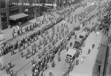 Street car strike parade, 1916. Creator: Bain News Service